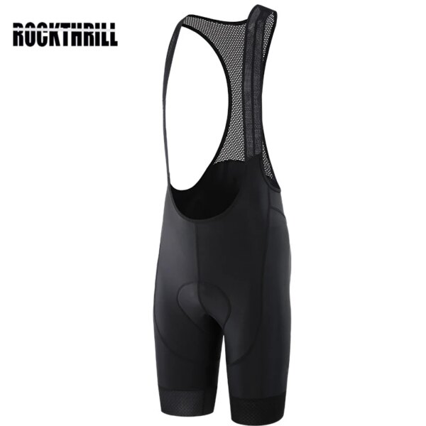 Pantalones cortos con pechera clásicos de alta calidad, Ropa inferior para bicicleta de carrera, pantalones para Ciclismo, almohadilla de Gel 5R, pinzas de silicona en la pierna, pantalones cortos con pechera