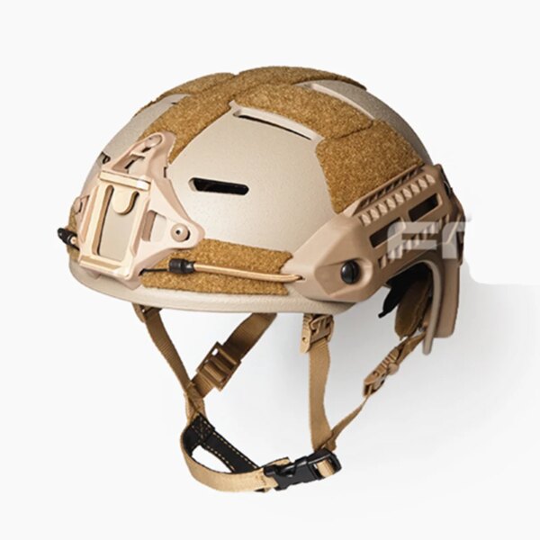 Casco militar táctico de alta calidad, casco de combate del ejército, marco de aire, casco MT de caza de precisión, Color bronceado