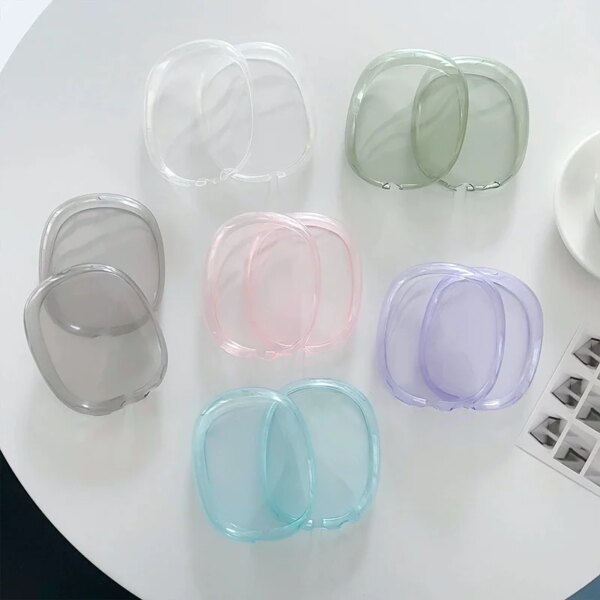 Funda superprotectora de alta calidad para Apple Airpods Max, funda de silicona transparente para auriculares, accesorios para Airpods Max