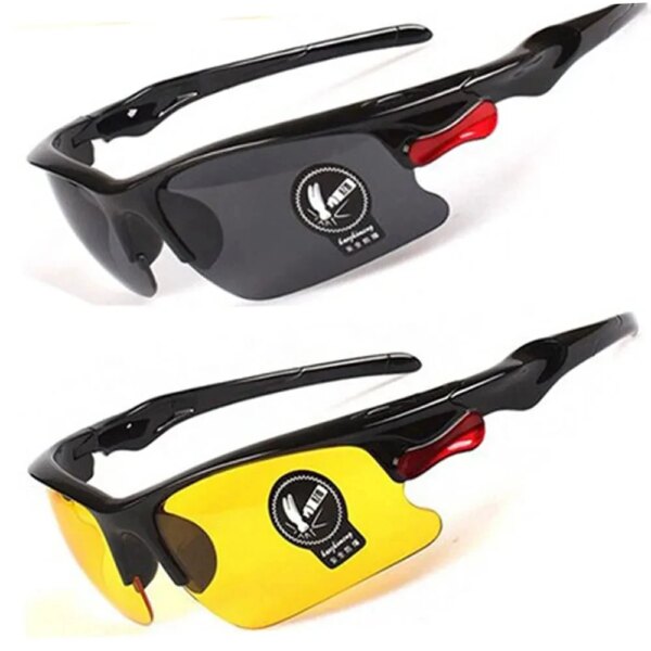 Gafas de sol polarizadas antideslumbrantes de alta calidad para hombre, gafas de visión nocturna, gafas para bicicleta, gafas para ciclismo