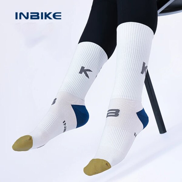 INBIKE 2023 nuevos calcetines de ciclismo, calcetines profesionales para bicicleta de carretera, calcetines para ciclismo para hombres y mujeres, calcetines deportivos para correr, ropa para bicicleta