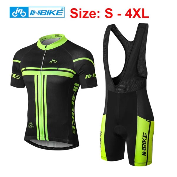 Conjunto de Jersey de Ciclismo INBIKE, conjunto de Ropa de Ciclismo de verano, camisetas de bicicleta MTB, pantalones cortos, Ropa para bicicleta de montaña, Maillot, Ropa de Ciclismo XM