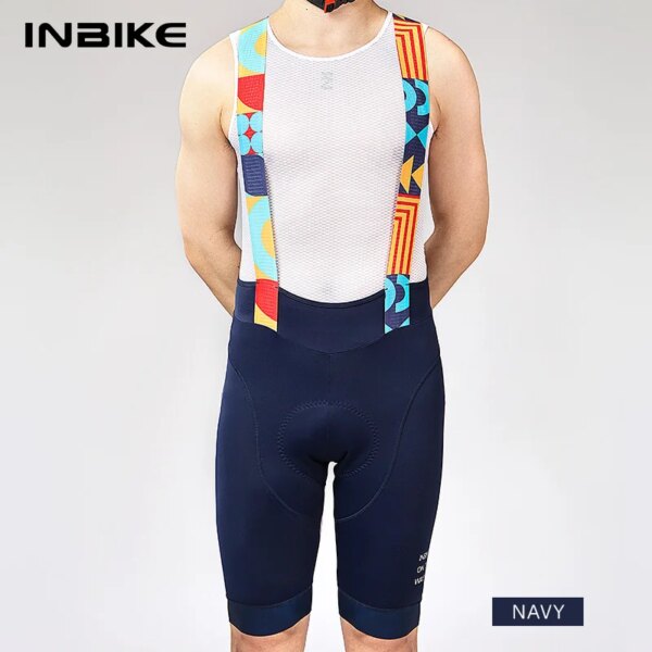 INBIKE-pantalones cortos de ciclismo con corte 3D para hombre, pantalones transpirables profesionales para bicicleta de carretera, bicicleta de montaña, novedad de primavera y verano