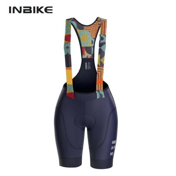 INBIKE bicicleta nueva pantalones cortos mujeres ciclismo pantalones ropa verano MTB ciclismo Bib Shorts acolchados bicicleta de carretera pantalones de montaña con relleno