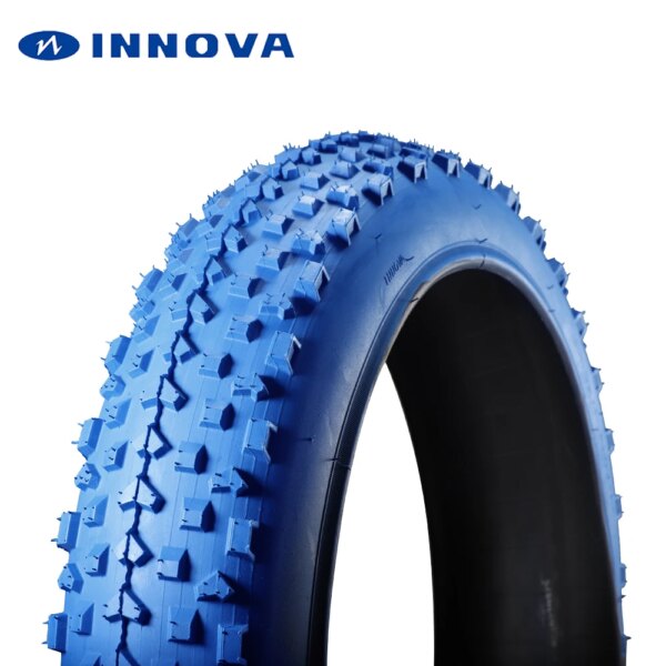 INNOVA-neumático de bicicleta de color ATV, neumático de bicicleta de playa 20x4,0, neumáticos anchos de ciudad, neumáticos de bicicleta de nieve 60TPI, cuenta de alambre ultraligero, azul y verde