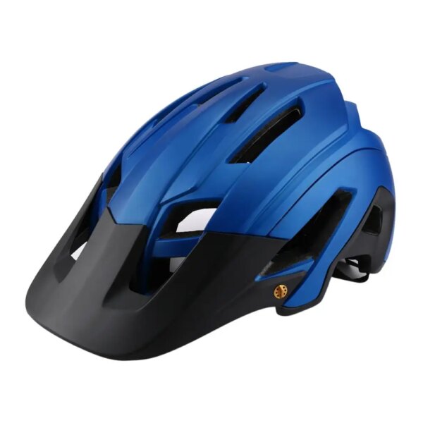 Casco de bicicleta de montaña MTB en molde, casco de ciclismo de seguridad todoterreno con visera para hombres y mujeres, casco de enduro para bicicleta todoterreno trail xc am