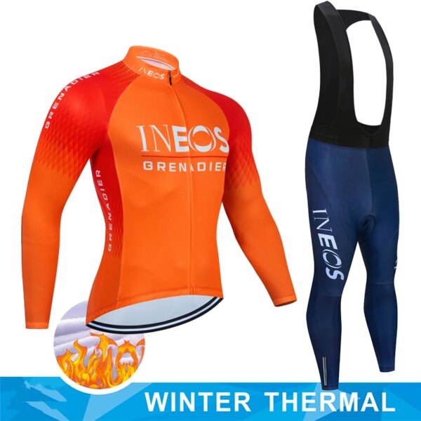 Ineos Grenadier-Conjunto de ropa de ciclismo, pantalones deportivos, chaqueta para bicicleta de montaña, ropa deportiva, camiseta profesional, Jersey de montaña