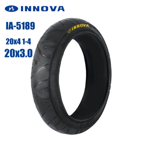 Innova Fat Tire 20x4,0 1/4 Snow WIRE Tire Original Negro Azul Verde Neumático de bicicleta eléctrica 20x3 Accesorios y tubos para bicicleta de montaña