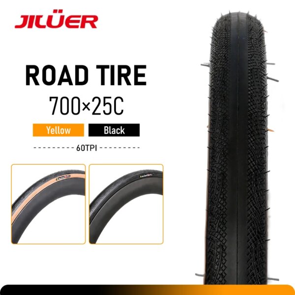 Jicuer Ultra Sport neumático de bicicleta de carretera GRAND Sport Race 700 × 25C bicicleta de carretera neumático de grava neumático plegable