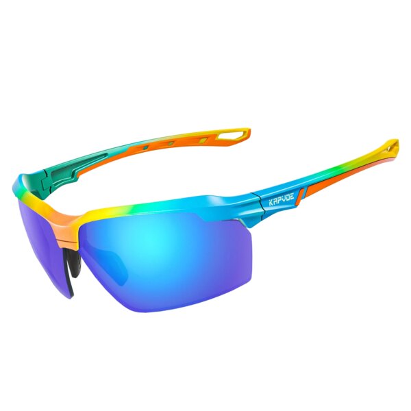 KAPVOE Gafas de ciclismo Gafas de sol polarizadas Gafas deportivas Gafas MTB Gafas de ciclismo Hombres Bicicleta de carretera para mujeres Gafas de ciclismo