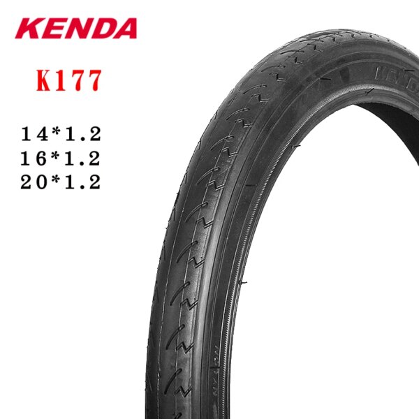 KENDA neumático de bicicleta de 20 pulgadas K177 montaña BMX neumático de bicicleta de carretera 14/16*1,2 pneu piezas de bicicleta