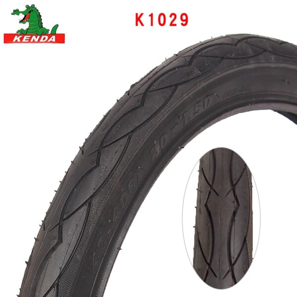 KENDA 26 pulgadas neumático de bicicleta K1029 piezas de alambre de acero 14 20 pulgadas 20*1,5 20*1-3/8 60TPI 1,25 1,75 neumáticos de bicicleta de cabeza media calva