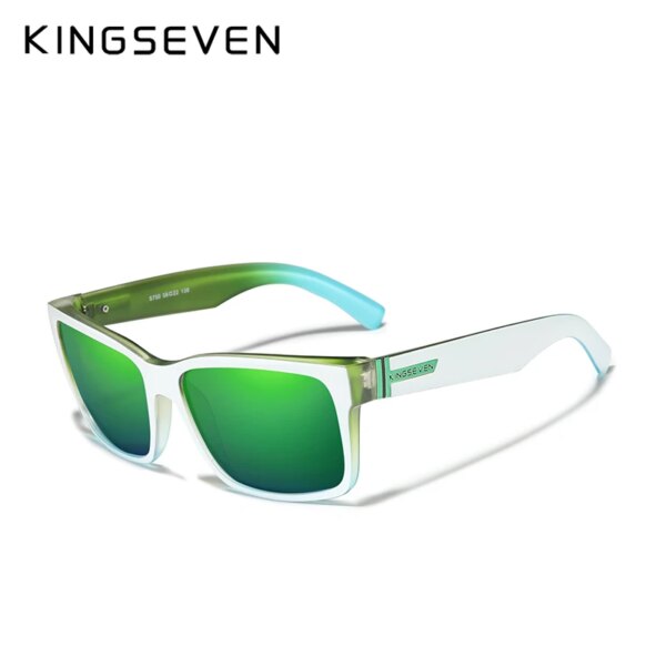 KINGSEVEN gafas de sol polarizadas para hombre gafas deportivas espejo UV400 lentes gafas de sol masculinas gafas de mujer protección TR90 Full Farme