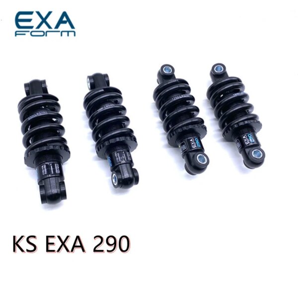 KS EXA Form 290 Amortiguador trasero de bicicleta suspensión amortiguadores de resorte para bicicleta MTB Scooter 125/150/165/190mm