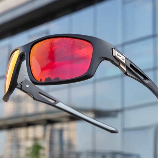 Gafas de ciclismo Kapvoe, gafas de sol polarizadas para pescar MTB, gafas de sol para conducir para hombre, gafas de sol para senderismo y ciclismo, gafas UV400