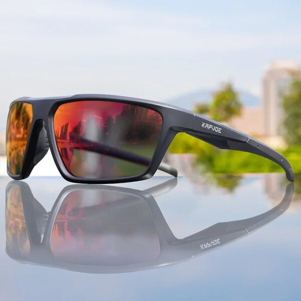 Kapvoe, gafas de sol polarizadas a la moda para hombre, gafas de ciclismo UV400, gafas para hombres y mujeres, gafas de sol para conducir, escalada, deportes al aire libre