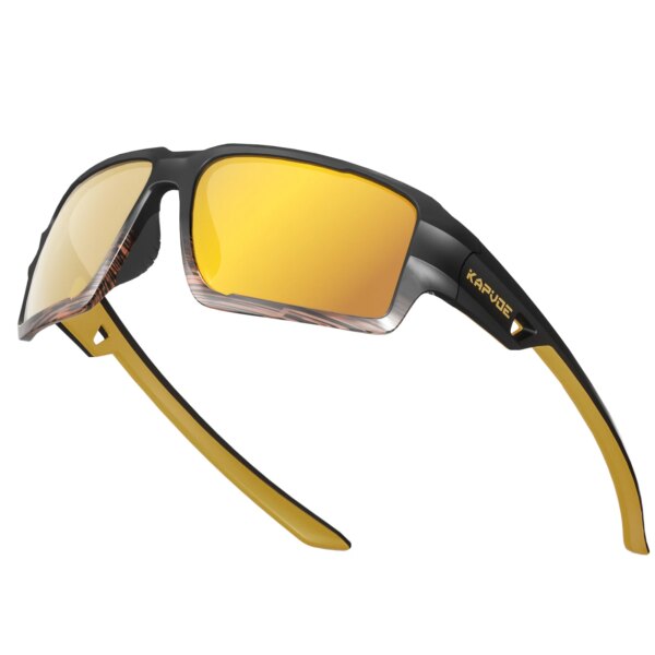 Kapvoe gafas de sol polarizadas para ciclismo UV400, gafas para ciclismo MTB, gafas para correr al aire libre, conducir, deportes de equitación, gafas para bicicleta