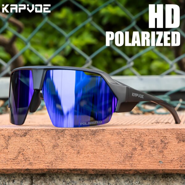 Kapvoe gafas de sol polarizadas para ciclismo UV400, gafas para montar en bicicleta al aire libre, gafas deportivas para ciclismo MTB, gafas para bicicleta, equipo de ciclismo