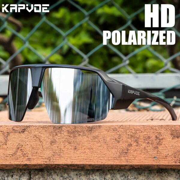 Kapvoe gafas de sol deportivas polarizadas gafas de ciclismo gafas para bicicleta de montaña gafas de pesca hombres mujeres gafas de sol gafas deportivas