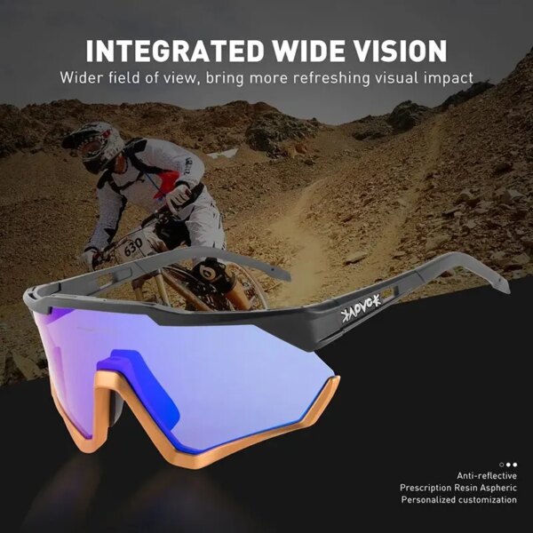 Kapvoe UV400 gafas deportivas para bicicleta de montaña, gafas deportivas para ciclismo, gafas de ciclismo para exteriores, gafas de sol para ciclismo para hombres, gafas de sol MTB