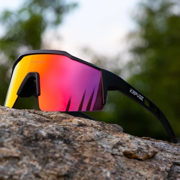 Kapvoe UV400 gafas de sol deportivas para ciclismo para hombre, gafas de sol MTB, gafas deportivas para bicicleta de montaña, gafas para ciclismo al aire libre