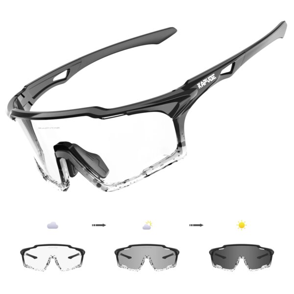 Kapvoe UV400 gafas de sol fotocromáticas gafas de ciclismo para hombres mujeres deporte carretera MTB bicicleta de montaña gafas de bicicleta gafas