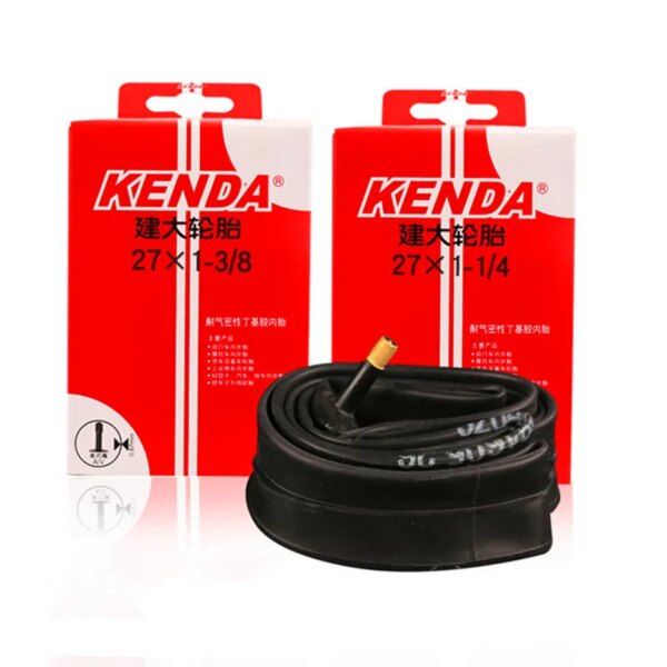 Kenda 27X1-3/8 /1- 1/4 Tubo de bicicleta de montaña Tubo de bicicleta de carretera AV