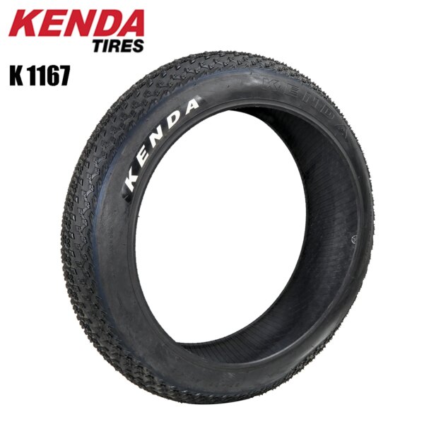 Kenda K1167 20x4.0 Neumático de bicicleta Fat Blackwall Clincher 20x4 Neumático de bicicleta (98-406)