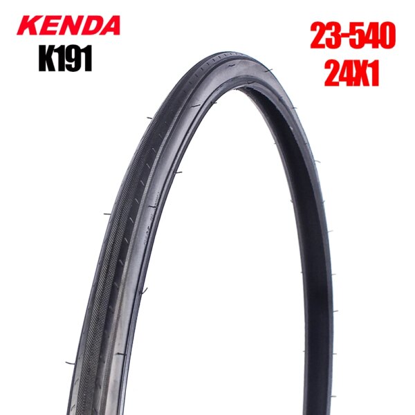 Neumático de bicicleta Kenda 24 pulgadas 24X1 (23-540) neumático ultraligero de baja resistencia 400g para silla de ruedas MAX 110 PSI