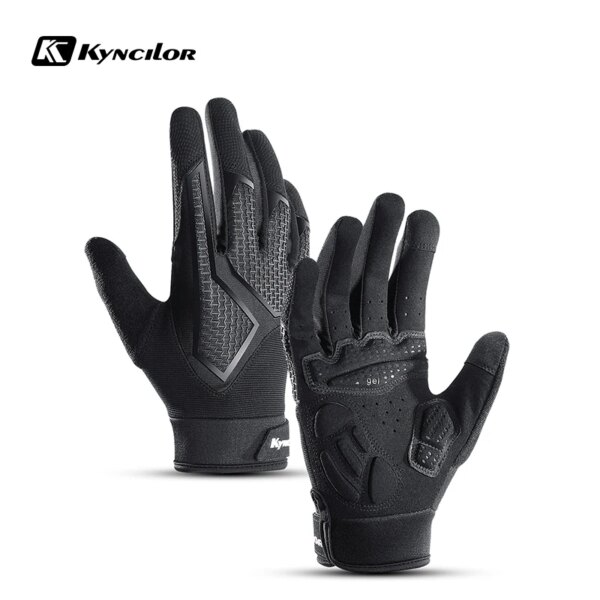 Kyncilor-guantes de ciclismo con pantalla táctil para hombre y mujer, guantes para bicicleta de montaña, gimnasio, montar en Gel de silicona, guantes para motocicleta y bicicleta