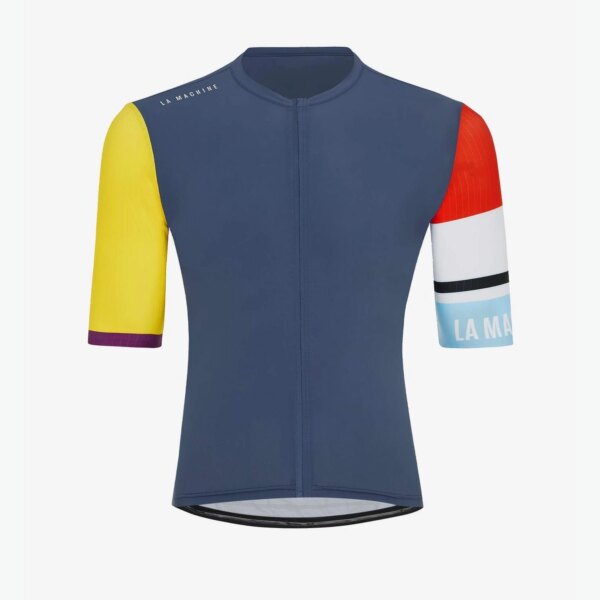 LA MACHINE-camisetas de ciclismo para hombre, ropa transpirable de secado rápido de manga corta para bicicleta profesional, ropa de ciclismo personalizada a bajo precio