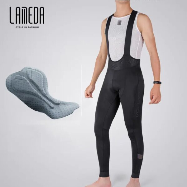 LAMEDA pantalones con pechera de ciclismo Primavera Verano pantalones de montar competitivos profesionales monos transpirables hombres mamelucos MTB bicicleta de carretera