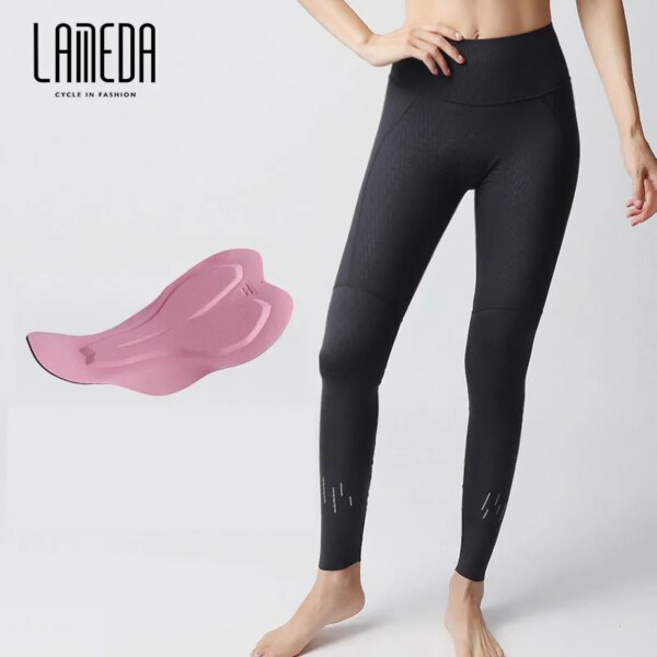 LAMEDA pantalones largos de ciclismo para mujer Primavera Verano otoño pantalones de alta elasticidad transpirable MTB pantalones para bicicleta de carretera ropa de bicicleta