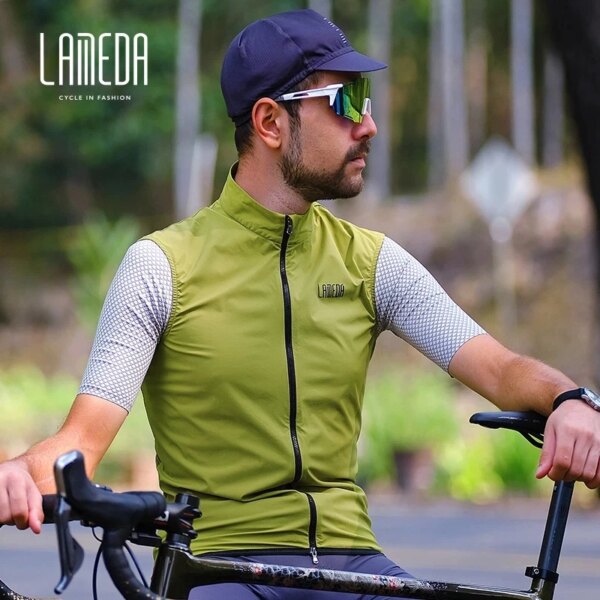 LAMEDA Chaleco de ciclismo MTB bicicleta de carretera Primavera Verano otoño hombres mujeres de secado rápido transpirable a prueba de viento ligero Jersey bicicleta Cl