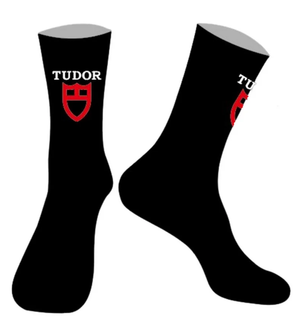 Calcetines de ciclismo LASER CUT ONE PAIR 2024 TUDOR TEAM NEGRO, antideslizantes, MITI, transpirables para hombres y mujeres