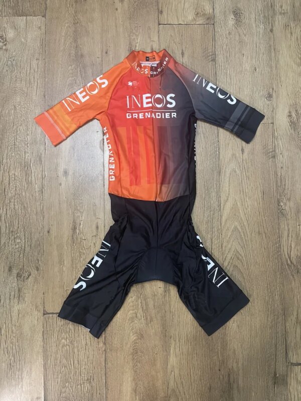 Mono con corte láser 2024 INEOS Grenadier equipo mono corto Ciclismo Jersey bicicleta Ropa Maillot Ropa Ciclismo