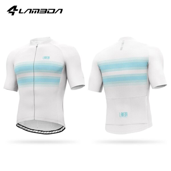 Lameda-Camiseta de ciclismo para hombre y mujer, ropa transpirable de manga corta para bicicleta de montaña, ropa deportiva