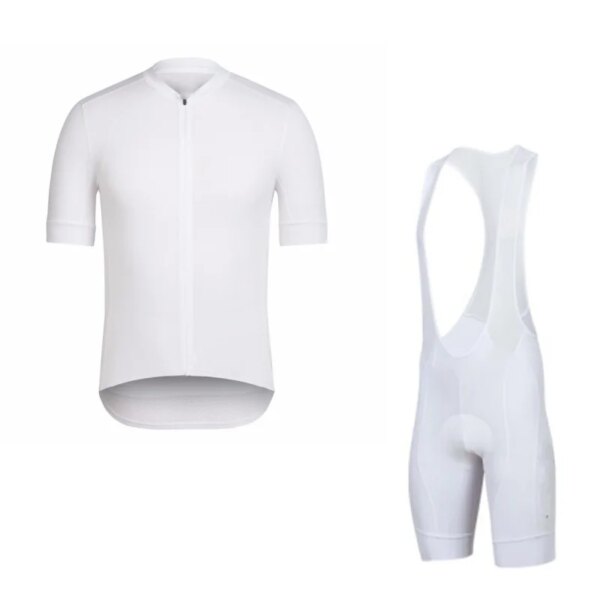 Conjunto de Jersey de Ciclismo ligero SGCIKER clásico blanco, maillot de bicicleta, transpirable, corte láser, Ropa de Ciclismo de secado rápido