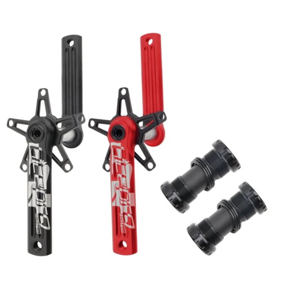 Litepro-platos y bielas para bicicleta de montaña BCD, 170Mm, 130Mm, juego de brazos con soporte inferior para bicicleta plegable MTB BMX