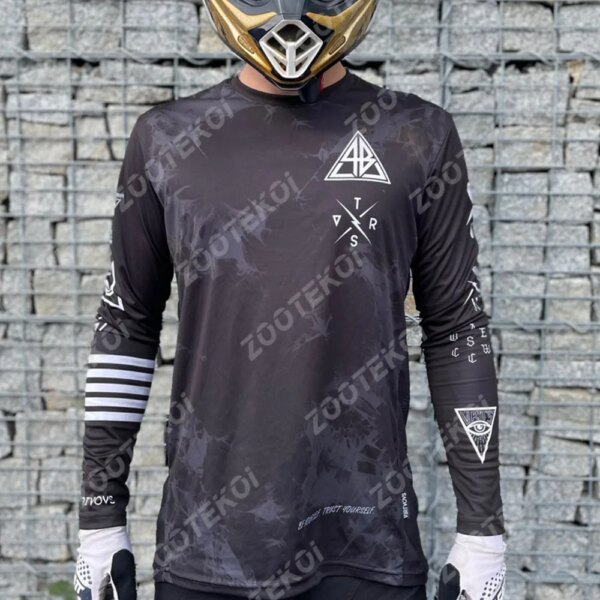 Ltaly Virtuous-Camiseta para descensos, camiseta ajustada Unisex, camiseta de Motocross MTB, sudadera de carreras BMX para Enduro de montaña Dh Mx Ciclismo 2022