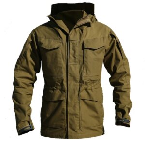 Ropa M65 cortavientos táctico para hombre, chaqueta de invierno y otoño, impermeable, resistente al desgaste, a prueba de viento, chaquetas de senderismo