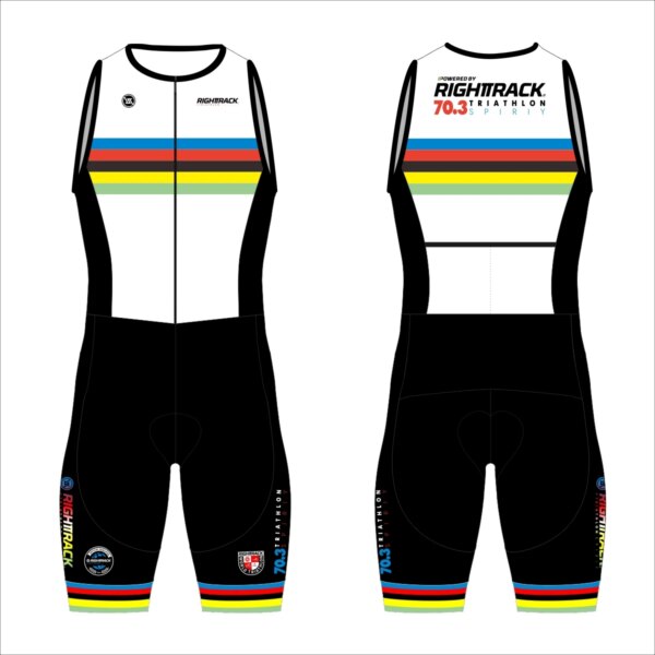 M70.3 Nice World Triatlón Hombres Trisuit Sin Mangas Skinsuit Ropa Mono Natación Ciclismo Correr Competición RT Ropa