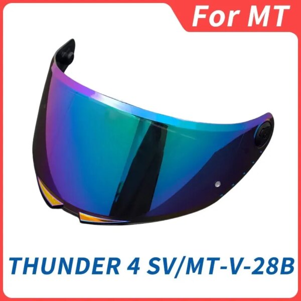 Protector de visera para casco MT para THUNDER 4 SV, protector solar, parabrisas, protección Uv, reemplazo de lente adicional para motocicleta, MT-V-28B