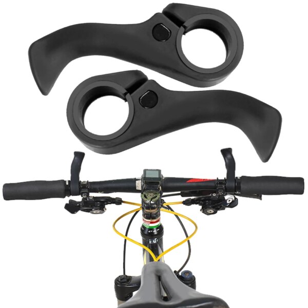 Extremos de barra de bicicleta MTB, diseño ergonómico, extremos de barra interior de bicicleta de 22,2mm, empuñaduras de manillar interior de bicicleta, accesorios de ciclismo ultraligeros