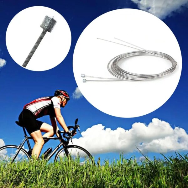 Línea de freno de bicicleta MTB, línea de velocidad de bicicleta, palanca de cambios de piñón fijo, juegos de cables de freno, Cable interno central para bicicletas de carretera MTB