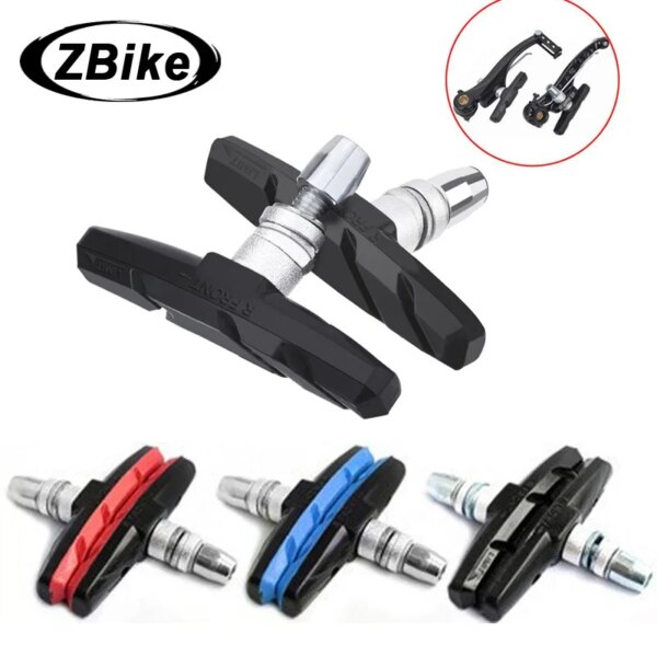 Pastillas de freno para bicicleta de montaña, zapatos, pastillas de freno para bicicleta, soporte de freno en V, zapatos de goma, herramientas de freno duraderas, piezas, accesorios para ciclismo