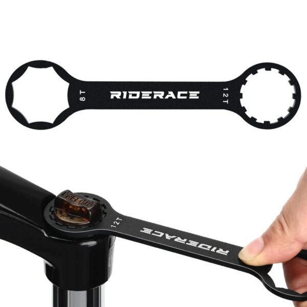 Herramienta de reparación de llave de tapa de horquilla delantera de bicicleta MTB para SR Suntour XCR/XCT/XCM/RST, removedor de tapa de horquilla delantera, accesorios de bicicleta