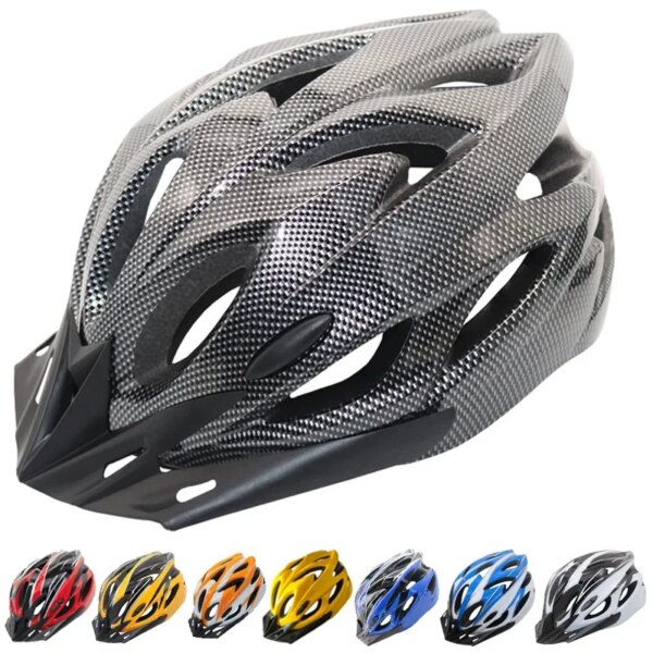 Casco de bicicleta MTB para hombres y mujeres, casco deportivo para ciclismo, casco ajustable de seguridad de conducción para bicicleta de montaña y carretera, gorro protector para la cabeza