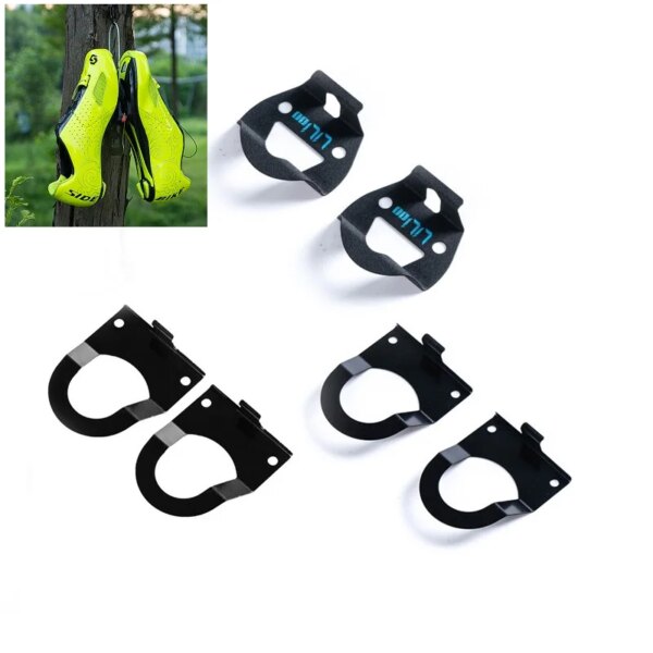 Zapatos de ciclismo de carretera MTB, colgador portátil de pared, gancho de pared, Zapatero para SPD SM-PD22 KEO, juego de tacos para Pedal de ciclismo