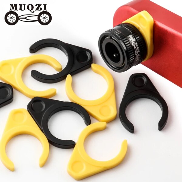 MUQZI bicicleta Pedal de liberación rápida anillo de bloqueo fijo Pedal de bicicleta evitar el desbloqueo automático MTB carretera plegable Pedal protección hebilla